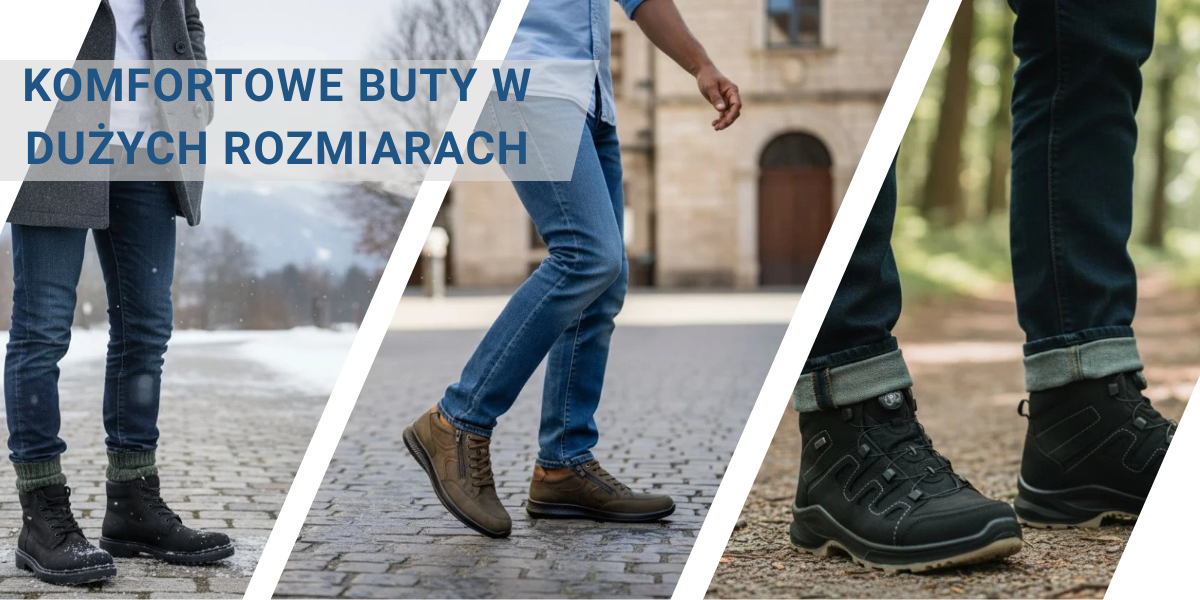 Męskie buty w dużych rozmiarach - modele w butach JOMOS