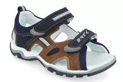 Sandały profilaktyczne BARTEK 19176 chłopięce z zakrytą piętą skórzane
