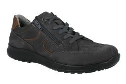 Półbuty JOMOS 322424 grafit tęgość K skórzane