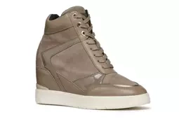 Sneakersy damskie GEOX D35PRB Maurica membrana sportowe buty na koturnie