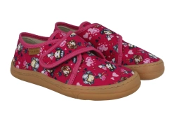 Kapcie dziewczęce barefoot Froddo G1700408-13 półbuty dziewczęce zmienne na rzepy obuwie letnie