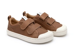 Półbuty barefoot Tip Toey Joey chłopięce brąz