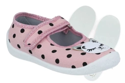 Zestaw kapcie dla dziewczynki Raweks DOROTKA D20 ze skórzaną wkładką