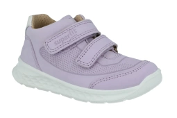 Superfit 1-000379-8500 trzewiki dziewczęce barefoot fiolet lekkie skórzane buty na rzepy barefoot BREEZE
