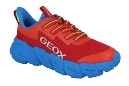 Sneakesry chłopięce GEOX J46N1A czerwony sportowe buty z membraną FLEXYPER FAST lekkie