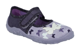 Kapcie Superfit 1-000281-8530 obuwie zmienne dla dziewczynki papcie antypoślizowe na szerokie stopy
