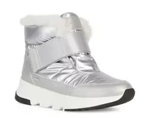 Śniegowce damskie GEOX D26HXA Amphiox srebrne oddychające