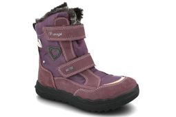 Śniegowce dziewczęce PRIMIGI 4885233 GORETEX wysokie rzepy fioletowy