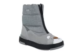 Kozaki dziecięce Bartek 11651 szary wełniana wyściółka skóra naturalna membrana