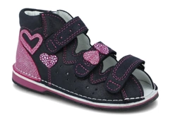 Sandały dziewczęce profilaktyczne BARTEK 115201 czarny