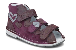 Sandały dziewczęce profilaktyczne BARTEK 115201 bordowy