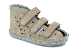 Adamki dziecięce buciki z odwróconym klinem beż- specjalistyczne obuwie profilaktyczne dla dzieci