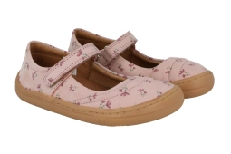 Balerinki Froddo G3140184-8 barefoot dla dziewczynki obuwie letnie skórzane na rzep