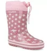 Kalosze dziewczęce KangaROOS 18244 różowy gwiazdki ocieplane