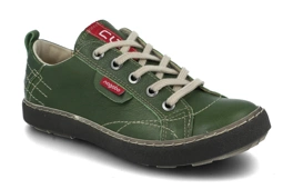 Nagaba 243 zielony młodzieżowe półbuty ze skóry naturalnej chmurka wielosezonowe