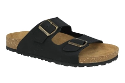 Klapki męskie ze skórzaną wkładką INBLU