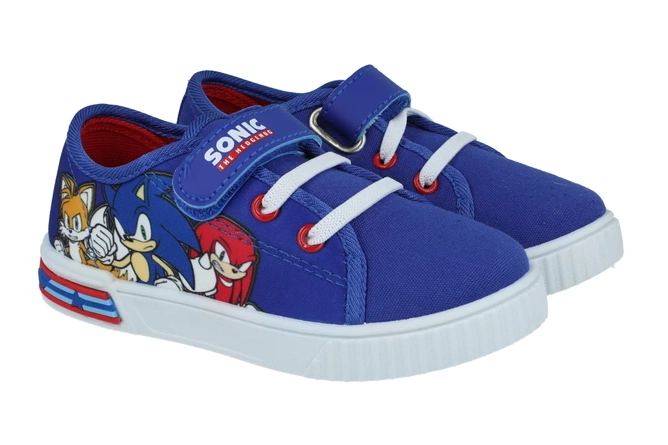 Trampki SONIC ze świecąca podeszwą Sonic 0595 tenisówki z białą podeszwą diody led 