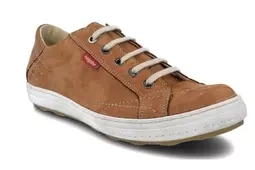 Półbuty Nagaba 410 brąz męskie buty ze skórzaną wkładką lekkie