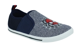 Trampki chłopięce wsuwane Spider man tenisówki z białą podeszwą