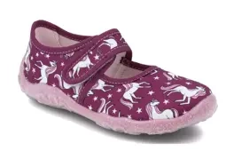 Kapcie Superfit 1-800283-5010 dziewczęce kapcie tęgość M rzepy