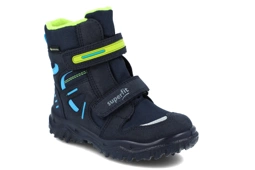 Śniegowce dziecięce Superfit 0-809080-8000 granatowy GORETEX kozaki na wysokie podbicie