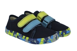 Froddo półbuty chłopięce barefoot G1700379-31 letnie obuwie zmienne kapcie na rzepy