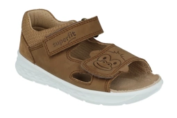 Dziecięce sandały Superfit 1-000517-3000 Logoon lekkie letnie obuwie z pełną piętą