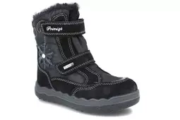 Śniegowce dziewczęce PRIMIGI 2879655 GORETEX wysokie rzepy czarny
