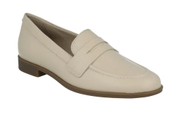 Mokasyny Ryłko K2R72 beż wkładka płaska podeszwa buty damskie duże rozmiary