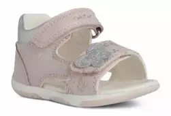 Sandały GEOX B250YC różowy skórzana wkładka membrana pełna pięta