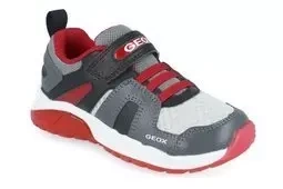 Półbuty chłopięce GEOX J04CQA szary świecąca podeszwa