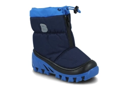 Śniegowce Bartek 11624006 bardzo ciepłe buty zimowe dla chłopca z grubą wyściółką