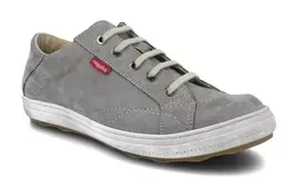 Półbuty Nagaba 410 szary męskie skórzane buty sportowe