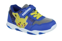 Pokemon świecące buty Pikachu 2535 chłopięce buty sportowe ze świecącą podeszwą sneakersy na rzepy