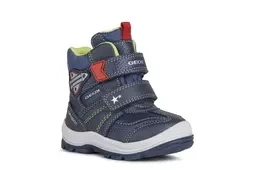 Śniegowce chłopięce GEOX B163VA świecące diody MEMBRANA zapięcie rzep