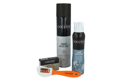 Zestaw COCCINE do czyszczenia skóry nubuk i welur kosmetyki do skóry i tekstyliów