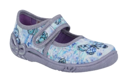 Superfit 1-800288-8520 dziewczęce kapcie na rzep tęgość M lekkie obuwie zmienne do przedszkola