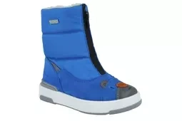 Kozaki chłopięce Bartek 11651 niebieski wełniana wyściółka skóra naturalna membrana