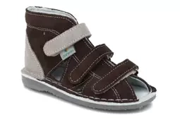 Kapcie Danielki S104 brązowy z beżem profilaktyczne obuwie dziecięce