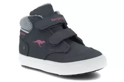 Trzewiki dziewczęce KangaROOS 02114 ocieplane rzep