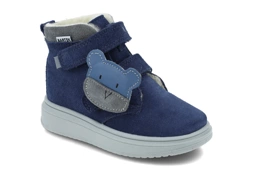 Ocieplane trzewiki chłopięce  BARTEK 11646 granatowe buty zimowe