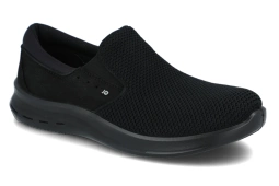 Czarne półbuty JOMOS 328396 tęgość H slip-on męskie