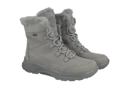 Kozaki damskie Jomos 860996 szare tęgość K