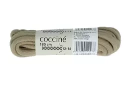 Sznurówki 180 cm beżowy sznurowadła 5mm Coccine bawełniane długie
