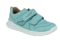 Półbuty barefoot Superfit 1-000365-7510 Breeze lekkie buty dla dziewczynki z wysokim podbiciem