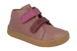 Trzewiki Froddo G2130342-4 fuksja skórzane dziewczęce obuwie na szeroką stopę barefoot