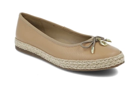 Espadryle damskie Ryłko 1MLS2 beż wkładka RELAX płaska podeszwa