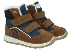 Kozaki chłopięce Primigi z membraną brązowe