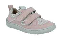 Półbuty wiosenne barefoot Froddo G31300260-11 skórzane półbuty na rzep dla dziewczynki barefoot base