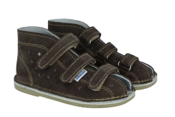 Adamki kapcie profilaktyczne brązowe chłopięce